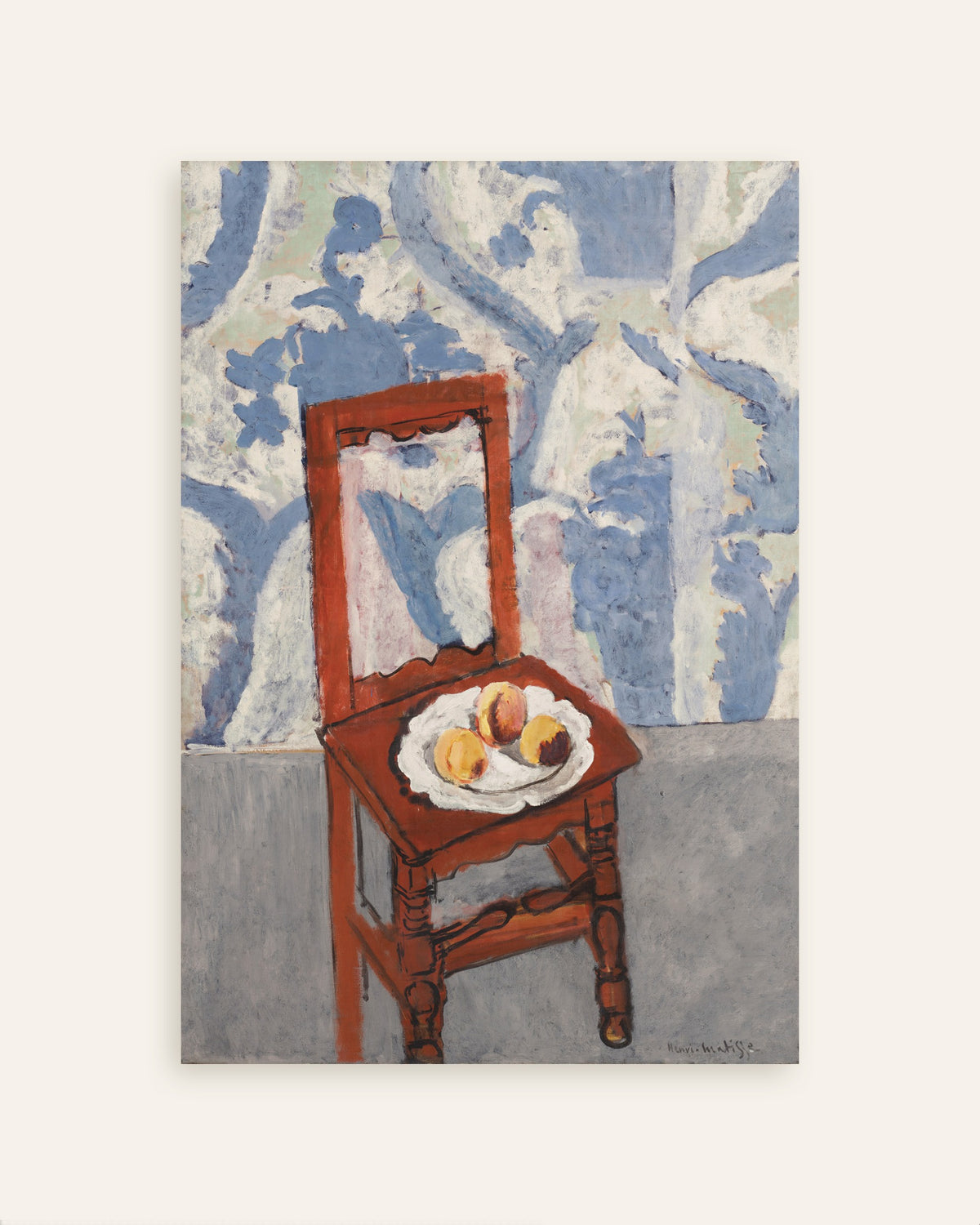 Juliste teoksesta Henri Matissen tuoli The Lorraine Chair (1919), pikkukuva