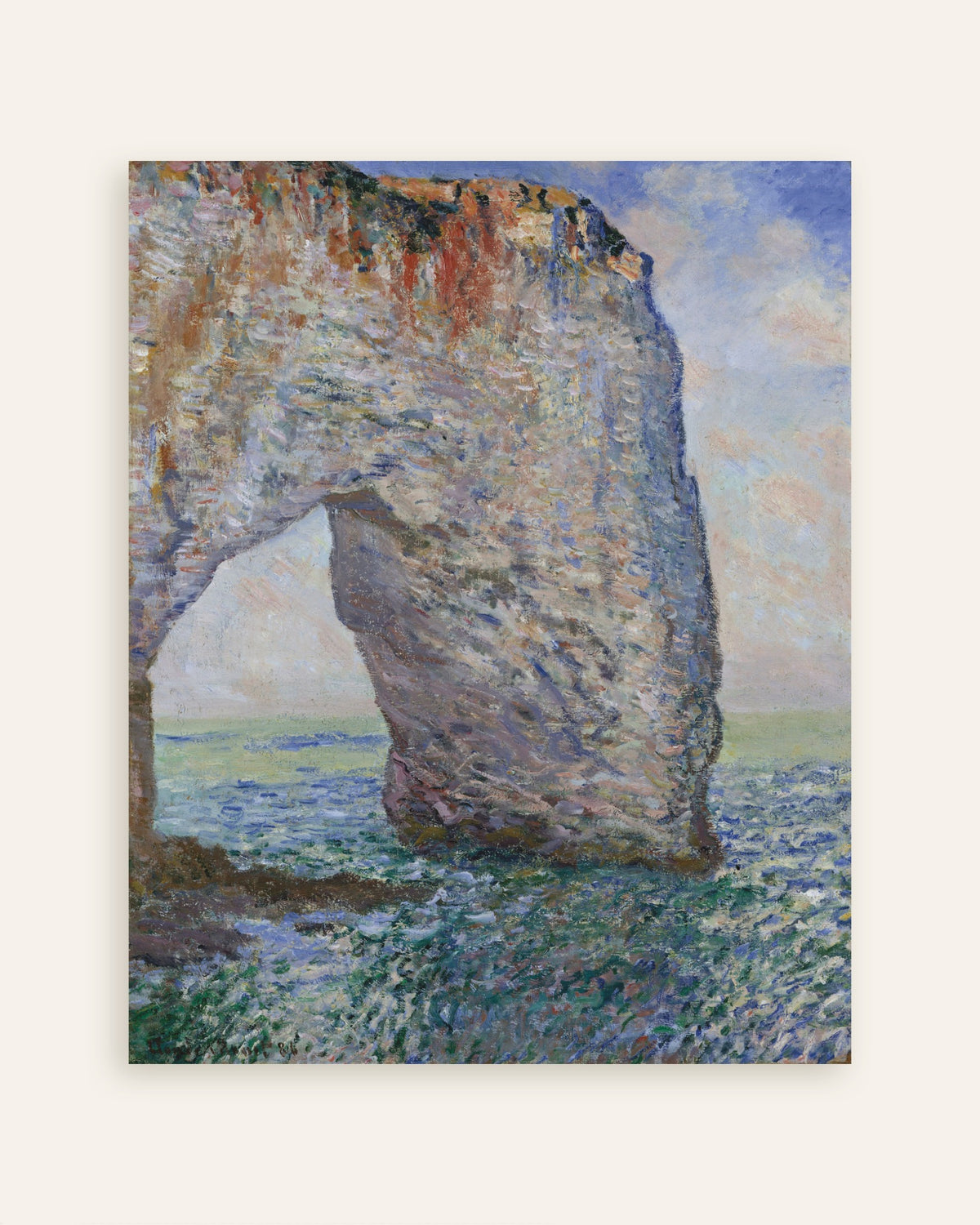 Claude Monet’n Manneporte Étretat’n lähellä (1886) -juliste, pienoiskuva