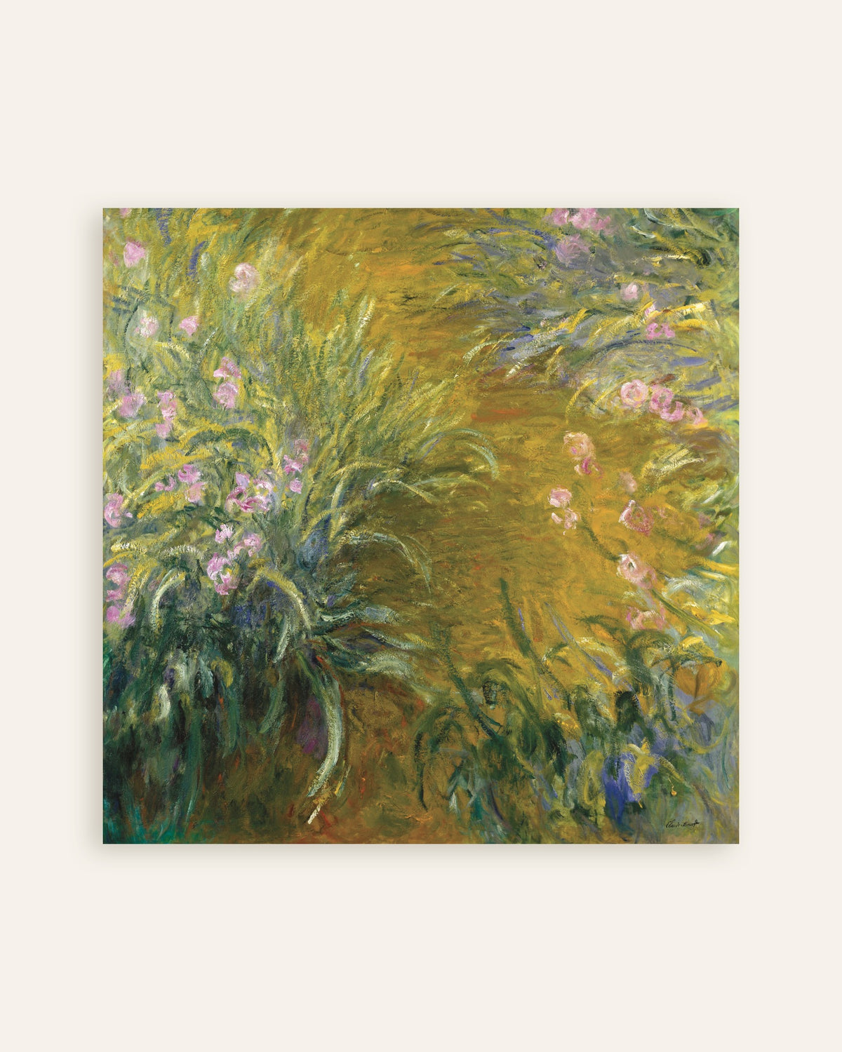 Claude Monet’n Polku kurjenmiekkojen läpi (1914–1917) -juliste, pienoiskuva