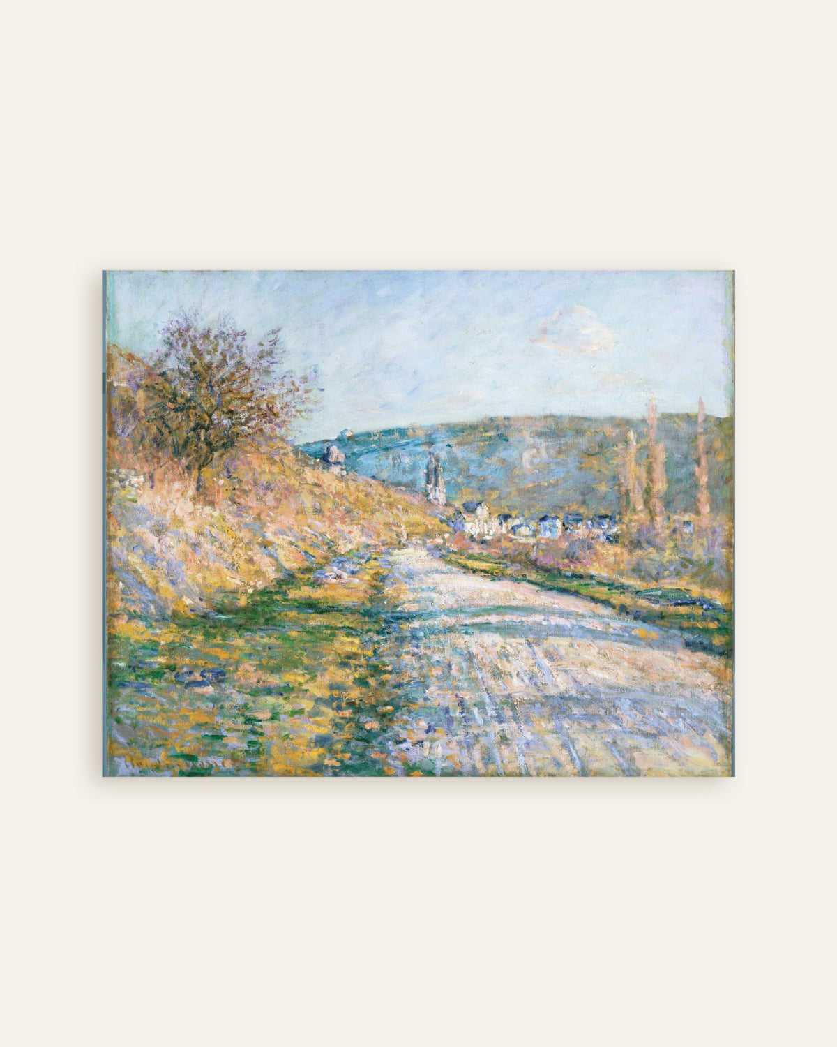 Claude Monet’n Tie Vétheuiliin (1879) -juliste, pienoiskuva