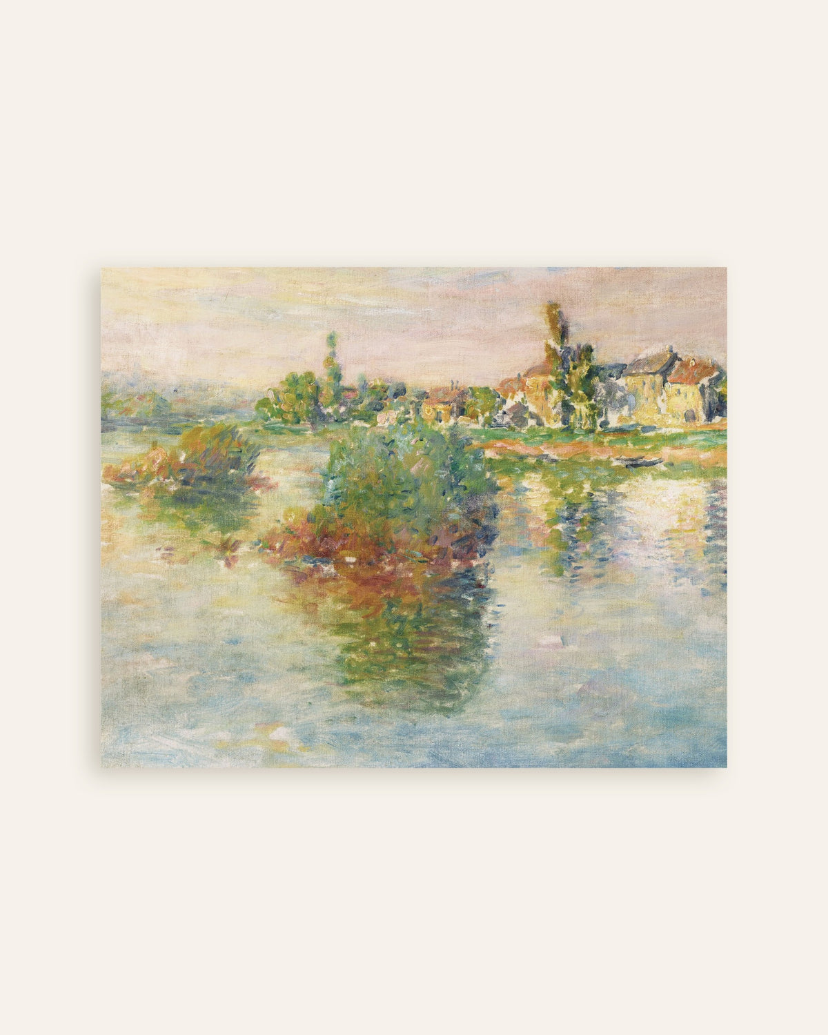Claude Monet’n Seine Lavacourtissa (1879) -juliste, pienoiskuva