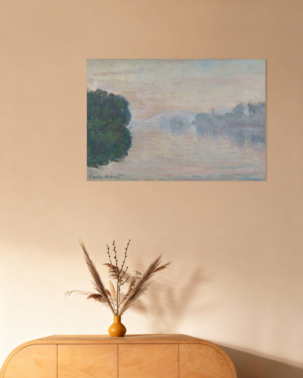 Claude Monet’n Seine usvassa (1894) -juliste