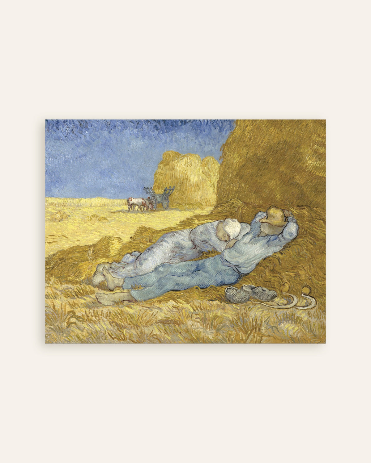Juliste teoksesta Siesta Milletiä mukaillen (1890), Vincent van Gogh, pikkukuva