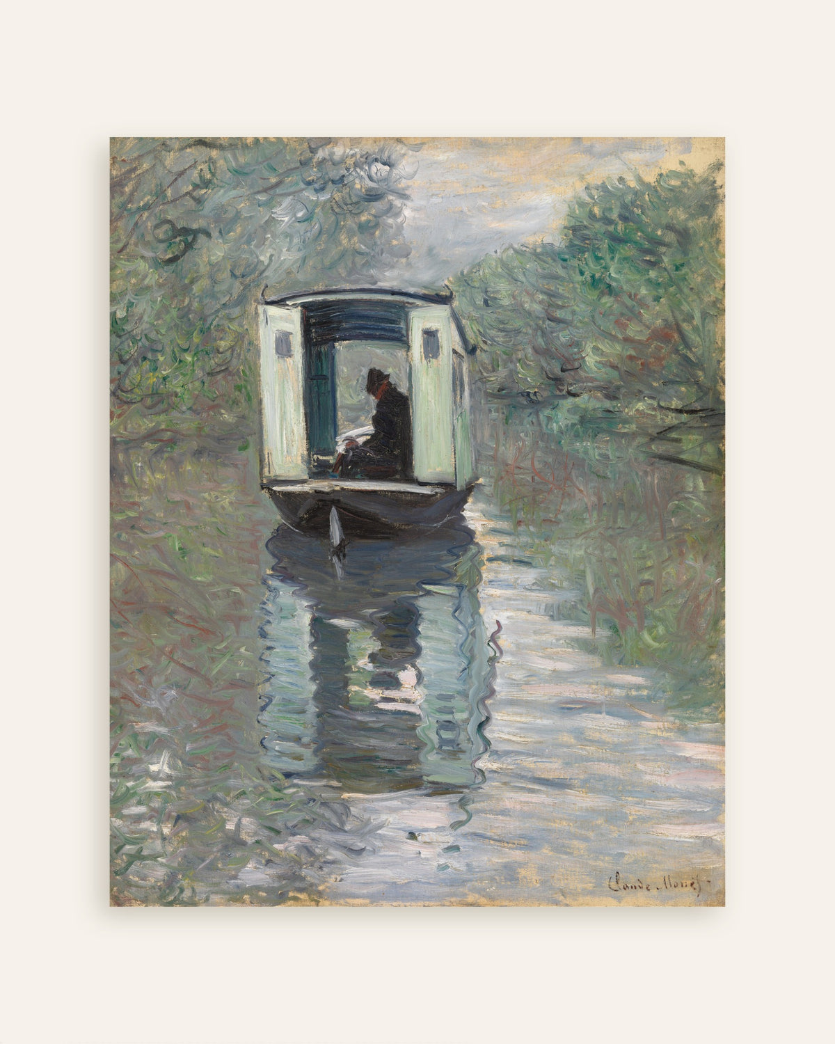 Claude Monet’n Ateljeevene (1876) -juliste, pienoiskuva
