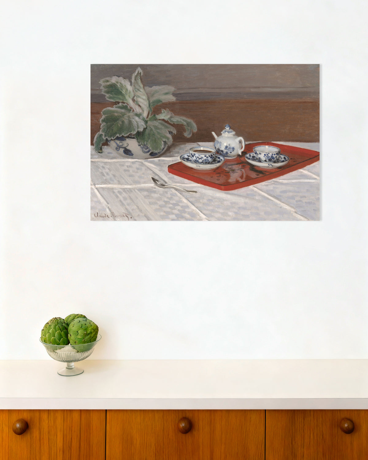 Claude Monet’n Teeastiasto (1872) -juliste