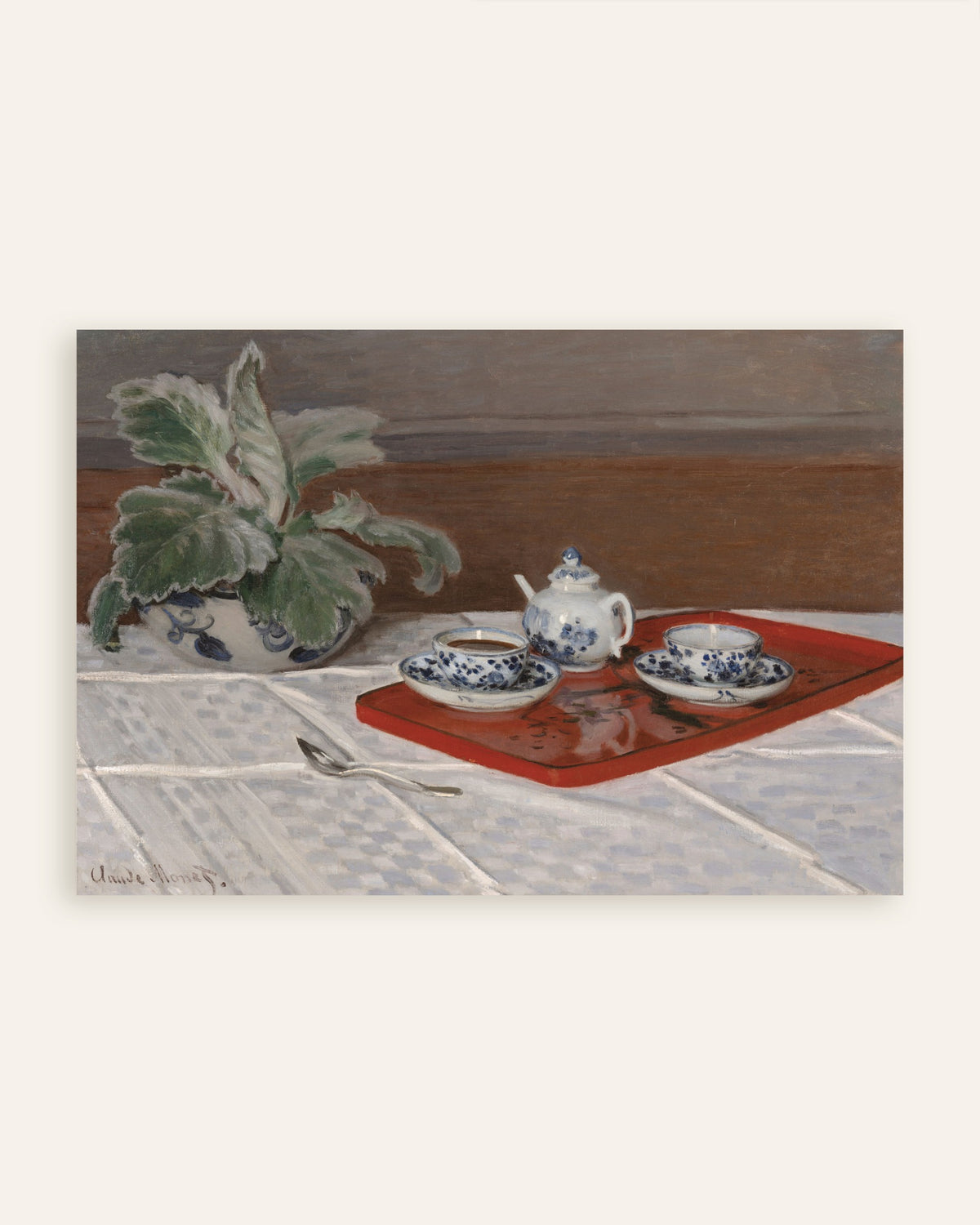 Claude Monet’n Teeastiasto (1872) -juliste, pienoiskuva