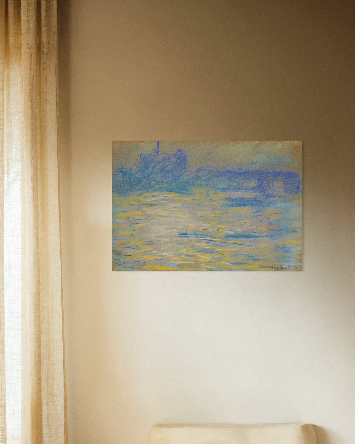 Claude Monet’n Thames (1901) -juliste