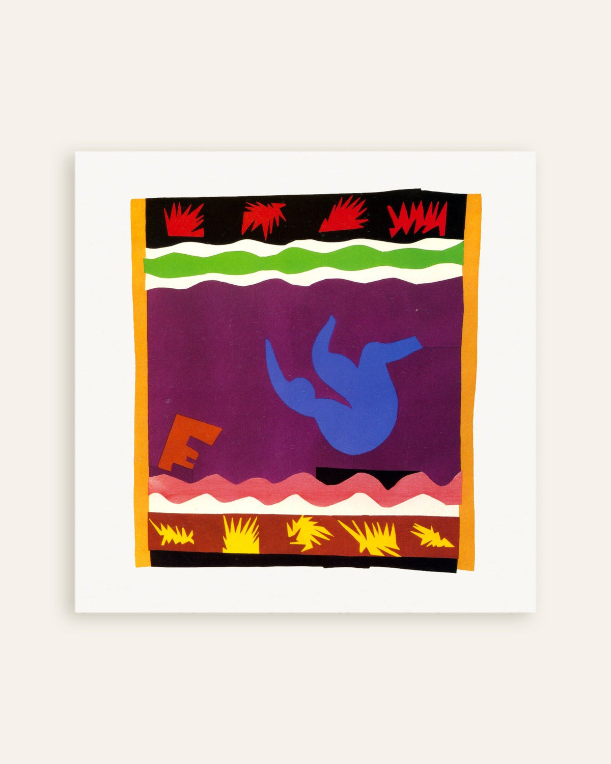 Matisse The Toboggan 1943 - Jazz-sarjan juliste | Posterscape