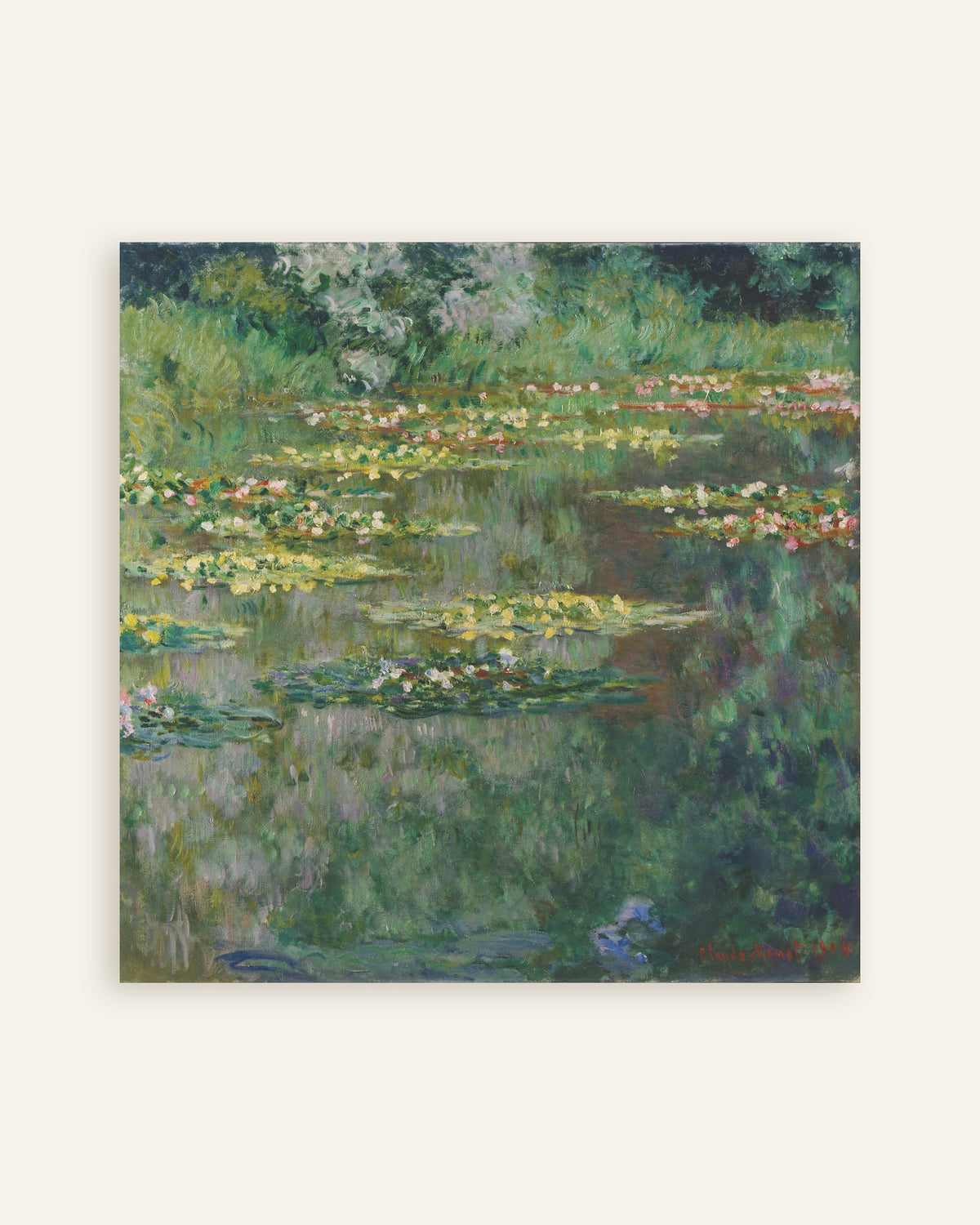 Claude Monet’n Lumpelampi (1904) -juliste, pienoiskuva