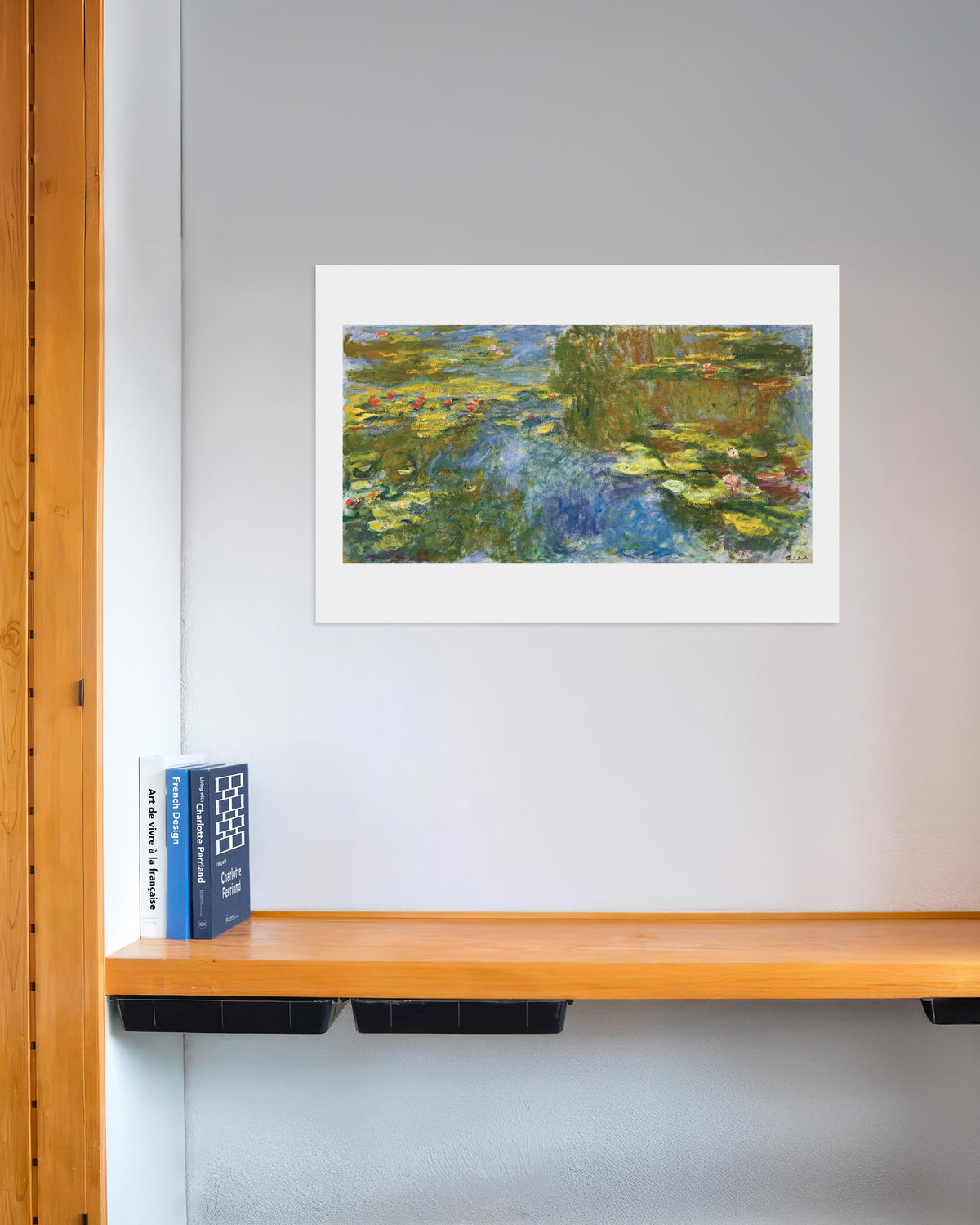 Claude Monet’n Lumpelampi (n. 1917–1919) -juliste
