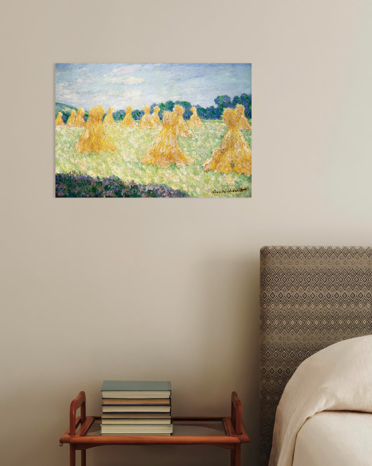 Claude Monet’n Givernyn neidot, auringonvalo (1894) -juliste