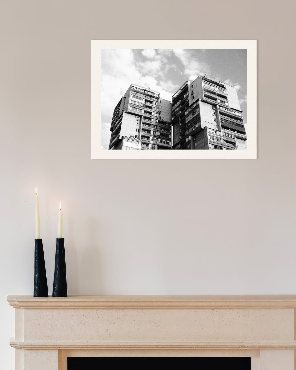Juliste ”Kaksoistornit pilvissä”
