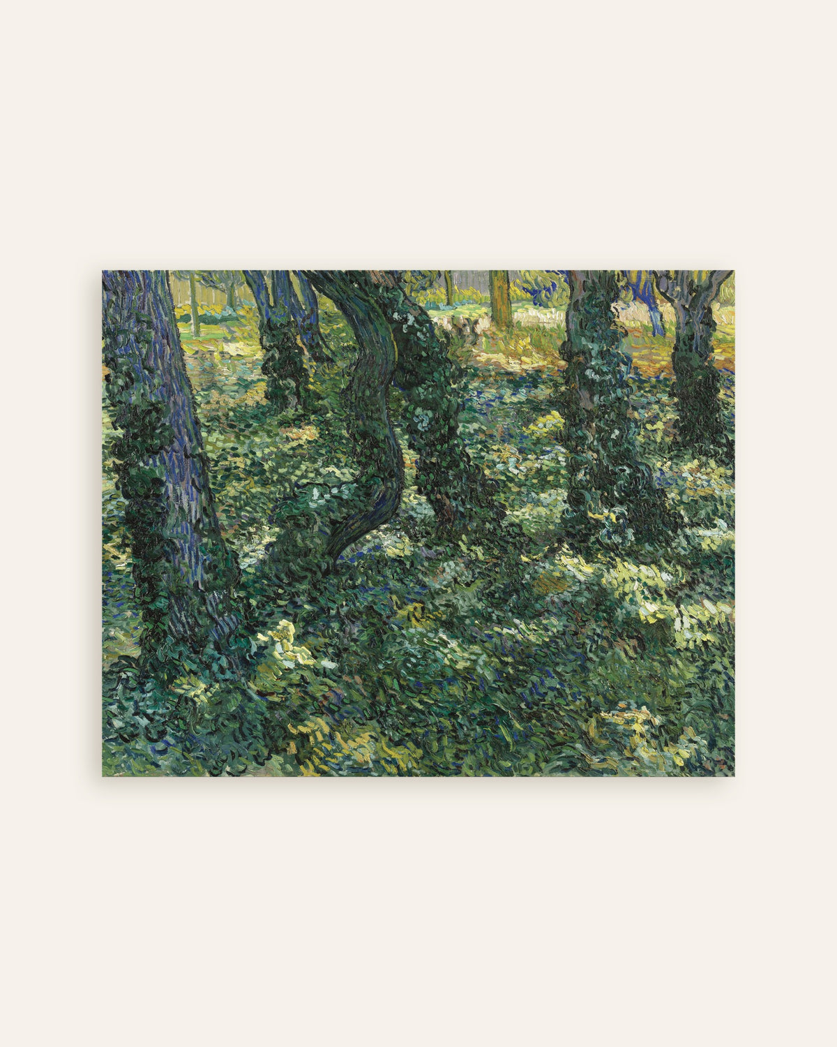 Juliste teoksesta Aluskasvillisuus (1887), Vincent van Gogh, pikkukuva