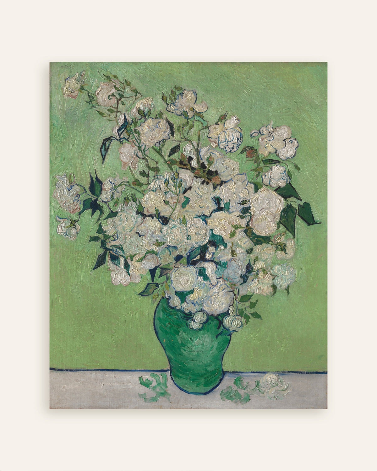 Vincent van Goghin Ruusumaljakko (1890) -juliste, pikkukuva