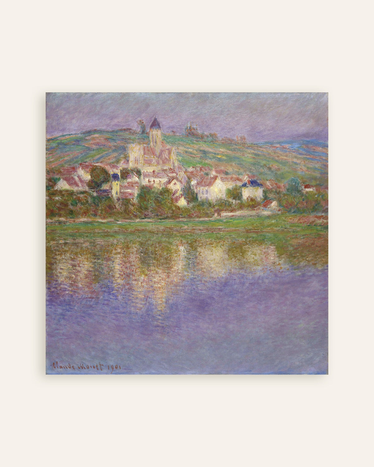 Claude Monet’n Vétheuil (1901) -juliste, pienoiskuva