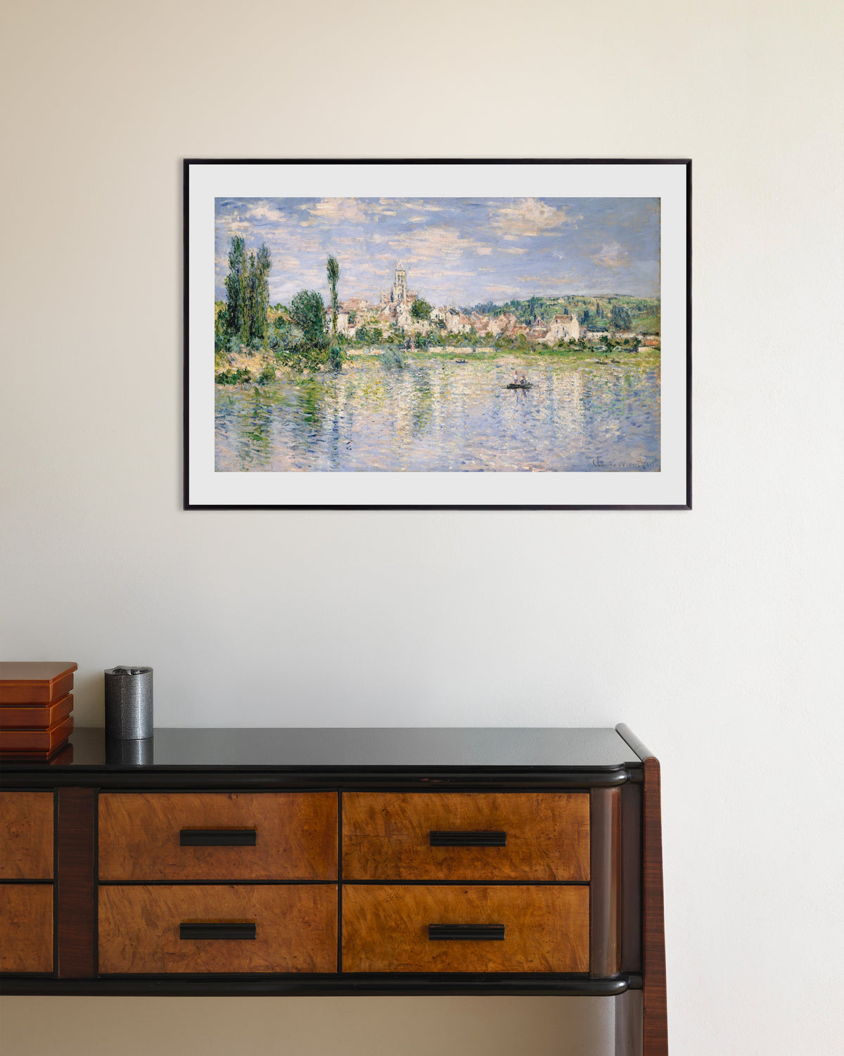 Claude Monet’n Vétheuil kesällä (1880) -juliste metallikehyksessä