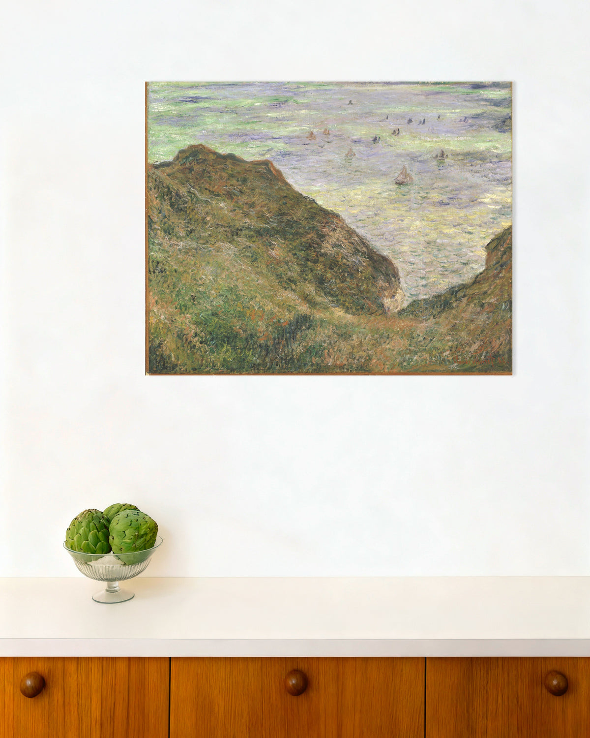 Claude Monet’n Näkymä merelle (1882) -juliste