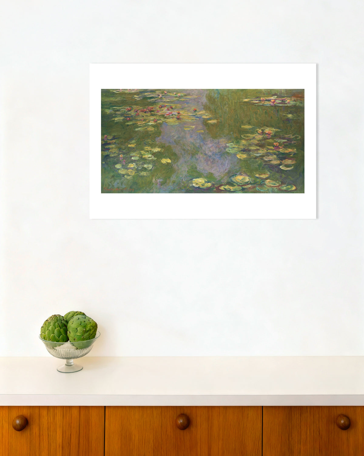 Claude Monet’n Lumpeet (1919) -juliste