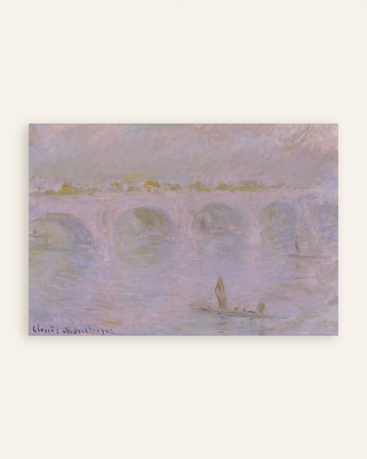 Claude Monet’n Waterloo Bridge, Lontoo (1902) -juliste, pienoiskuva